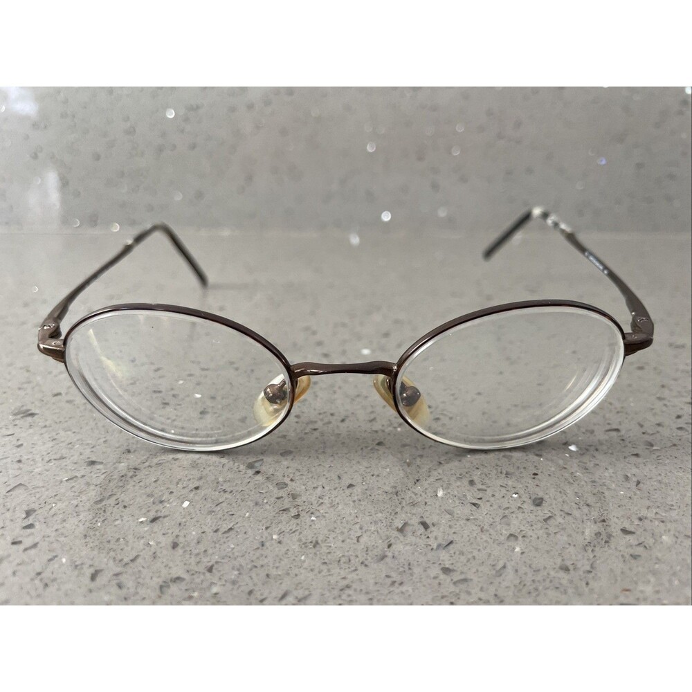 Safilo Elasta Eyeglasses Frames Only Metal Full Rim 45-19-135 4705 Italy H07